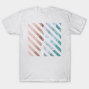 Beach Split Lines T-Shirt